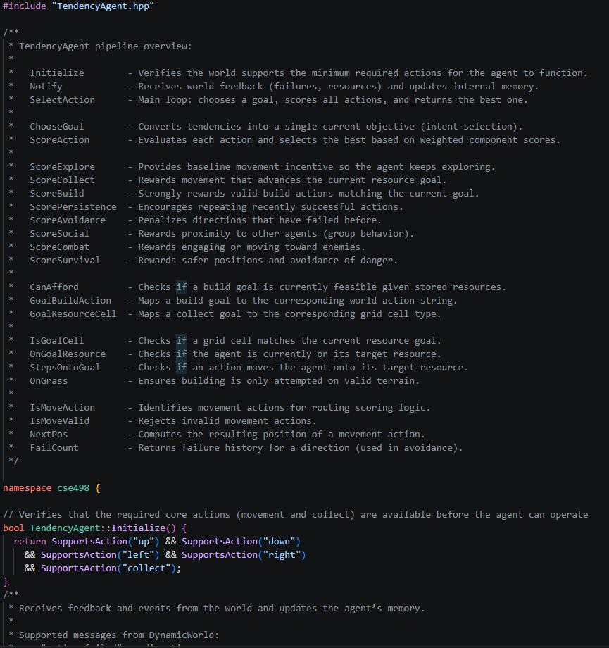 Jaeger Industries — TendencyAgent C++ capstone